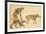 Skeletons of Man, Dog, Wild Boar, 1860-Science Source-Framed Giclee Print