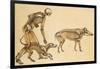 Skeletons of Man, Dog, Wild Boar, 1860-Science Source-Framed Giclee Print