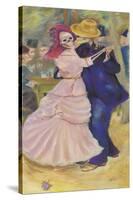 Skelly Dance at Bougival-Marie Marfia Fine Art-Stretched Canvas