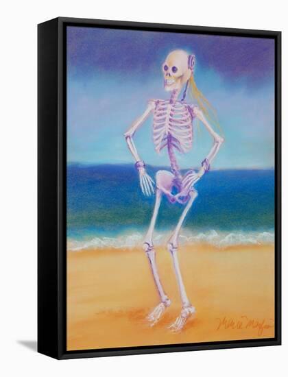 Skelly Dancer II-Marie Marfia-Framed Stretched Canvas