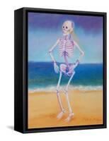 Skelly Dancer II-Marie Marfia-Framed Stretched Canvas