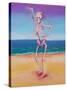 Skelly Dancer IV-Marie Marfia-Stretched Canvas