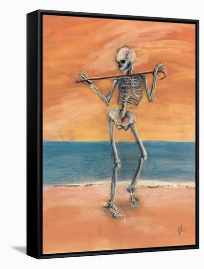 Skelly Dancer No. 11-Marie Marfia-Framed Stretched Canvas