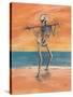 Skelly Dancer No. 11-Marie Marfia-Stretched Canvas