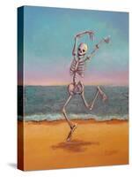 Skelly Dancer VIII-Marie Marfia-Stretched Canvas