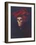 Skelly In The Red Turban-Marie Marfia Fine Art-Framed Giclee Print