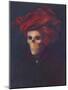 Skelly In The Red Turban-Marie Marfia Fine Art-Mounted Giclee Print