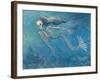 Skelly Mermaid-Marie Marfia-Framed Giclee Print