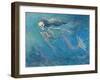 Skelly Mermaid-Marie Marfia-Framed Giclee Print