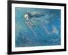 Skelly Mermaid-Marie Marfia-Framed Giclee Print