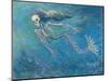 Skelly Mermaid-Marie Marfia-Mounted Giclee Print