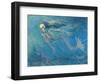 Skelly Mermaid-Marie Marfia-Framed Premium Giclee Print