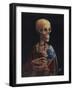 Skelly With A Ferret-Marie Marfia Fine Art-Framed Giclee Print