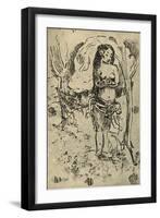 'Sketch', 1936-Paul Gauguin-Framed Giclee Print