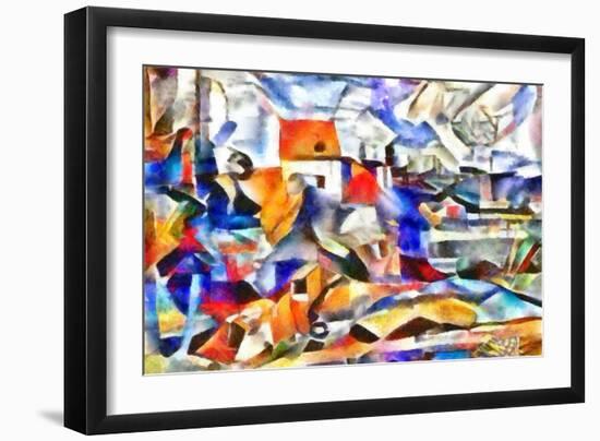 Sketch ,2017-Alex Caminker-Framed Giclee Print