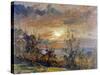 Sketch at Hampstead Heath-John Constable-Stretched Canvas