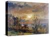 Sketch at Hampstead Heath-John Constable-Stretched Canvas