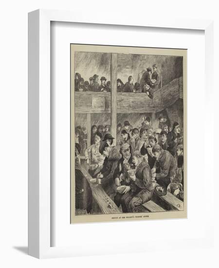 Sketch at Ned Wright's Thieves' Supper-Henry Towneley Green-Framed Giclee Print