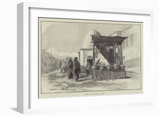 Sketch at the Fair, Old Cairo-James Shaw Crompton-Framed Giclee Print