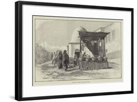 Sketch at the Fair, Old Cairo-James Shaw Crompton-Framed Giclee Print