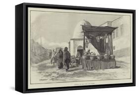 Sketch at the Fair, Old Cairo-James Shaw Crompton-Framed Stretched Canvas