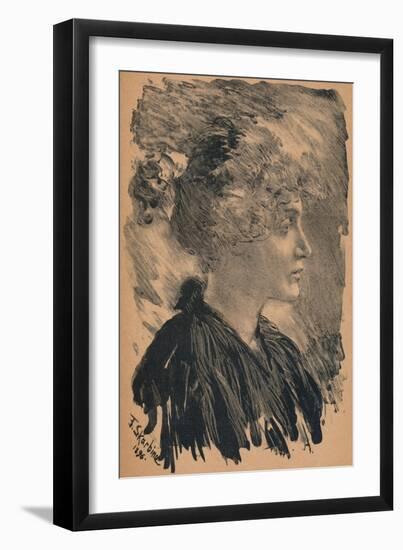 Sketch by F. Skarbina, 1896, (1898)-Franz Skarbina-Framed Giclee Print