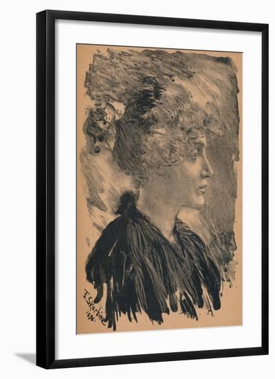 Sketch by F. Skarbina, 1896, (1898)-Franz Skarbina-Framed Giclee Print