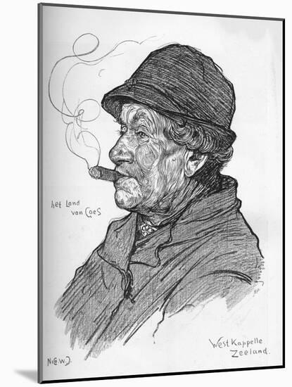 Sketch by Nico Jungmann, C1900-Nicolaas Wilhelm Jungmann-Mounted Giclee Print