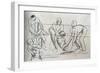 Sketch by Sir William Orpen, C1914 (1932)-William Newenham Montague Orpen-Framed Giclee Print