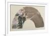 Sketch for a Fan, C.1879 (Pastel and Chalk)-Edgar Degas-Framed Giclee Print