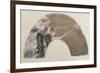 Sketch for a Fan, C.1879 (Pastel and Chalk)-Edgar Degas-Framed Giclee Print