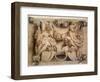 'Sketch for a frieze with two cariatides', 1546-1554-Lelio Orsi-Framed Giclee Print