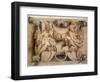 'Sketch for a frieze with two cariatides', 1546-1554-Lelio Orsi-Framed Giclee Print