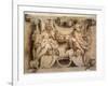 'Sketch for a frieze with two cariatides', 1546-1554-Lelio Orsi-Framed Giclee Print