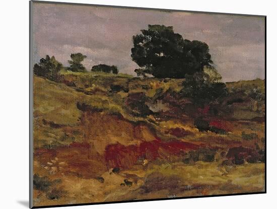 Sketch for a Landscape, 'View in Bedfordshire', C.1890-Frederick Leighton-Mounted Giclee Print