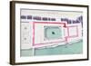 Sketch for a Pond Between the Louvre and the Palais National-Charles De Wailly-Framed Giclee Print