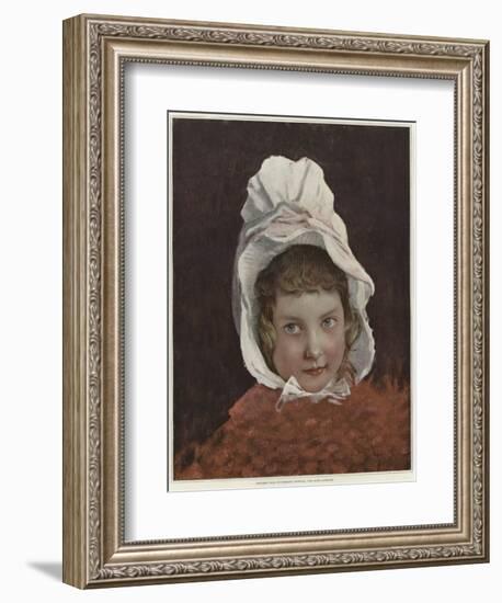 Sketch for a Portrait of a Child-Jules Joseph Lefebvre-Framed Giclee Print