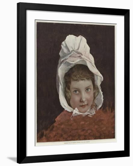 Sketch for a Portrait of a Child-Jules Joseph Lefebvre-Framed Giclee Print