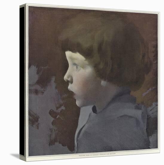 Sketch for a Portrait of a Child-Paul Albert Besnard-Stretched Canvas