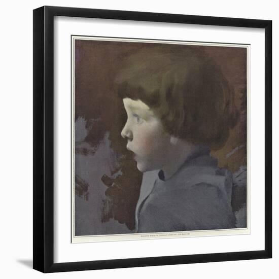 Sketch for a Portrait of a Child-Paul Albert Besnard-Framed Premium Giclee Print