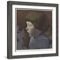 Sketch for a Portrait of a Child-Paul Albert Besnard-Framed Giclee Print