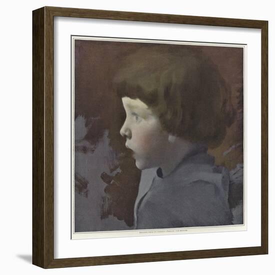 Sketch for a Portrait of a Child-Paul Albert Besnard-Framed Giclee Print