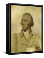 Sketch for a Portrait of George Washington-Rembrandt Peale-Framed Stretched Canvas