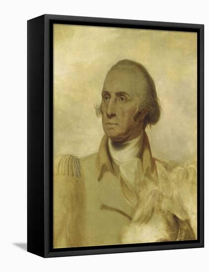 Sketch for a Portrait of George Washington-Rembrandt Peale-Framed Stretched Canvas