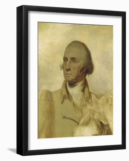 Sketch for a Portrait of George Washington-Rembrandt Peale-Framed Giclee Print