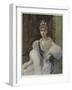 Sketch for a Portrait of Mme De M-Francois Flameng-Framed Giclee Print