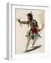 Sketch for Costume of Mars in Opera Castor and Pollux-Jean-Philippe Rameau-Framed Giclee Print