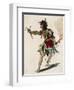 Sketch for Costume of Mars in Opera Castor and Pollux-Jean-Philippe Rameau-Framed Giclee Print