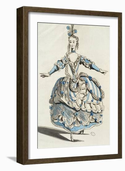 Sketch for Costume of Phrygian from Opera Dardanus-Jean-Philippe Rameau-Framed Giclee Print