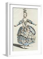 Sketch for Costume of Phrygian from Opera Dardanus-Jean-Philippe Rameau-Framed Giclee Print